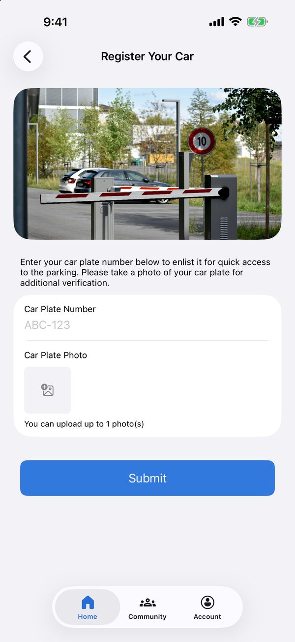 Car and parking