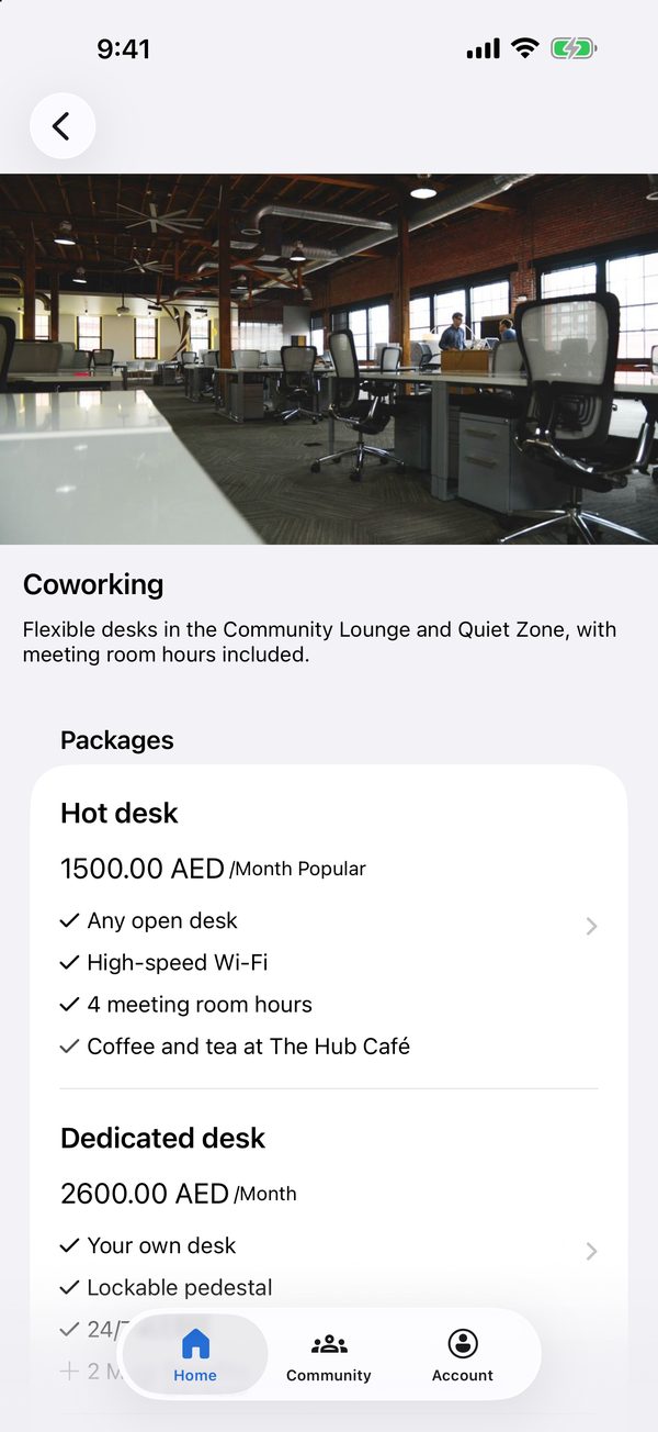 Compare the packages and what each includes